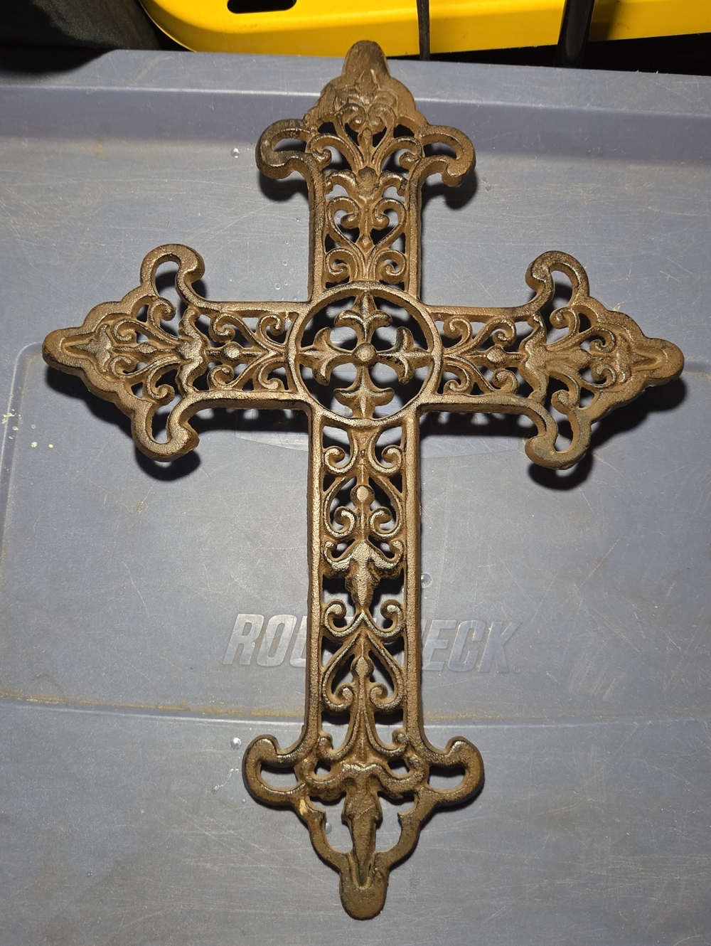 Vintage Cast Iron Cross